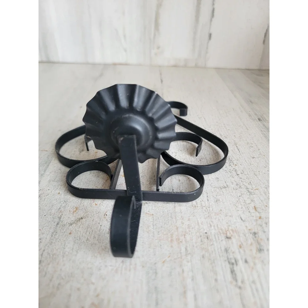 Hanging black candle stick holder wall home decor metal vintage Unique Home